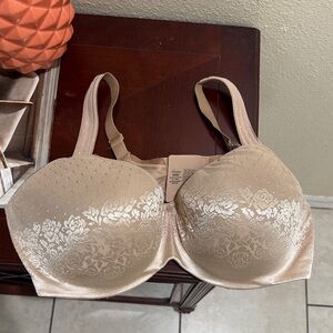 Soma Stunning Support Baconet Beige Floral Sz 42DDD